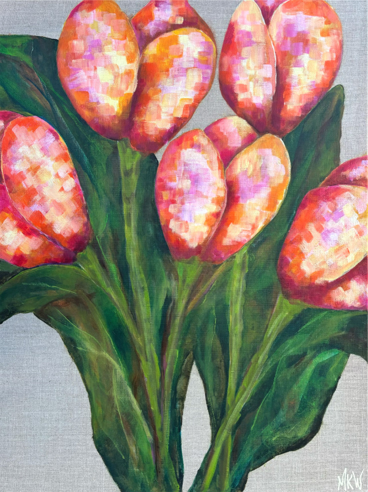 Golden tulips